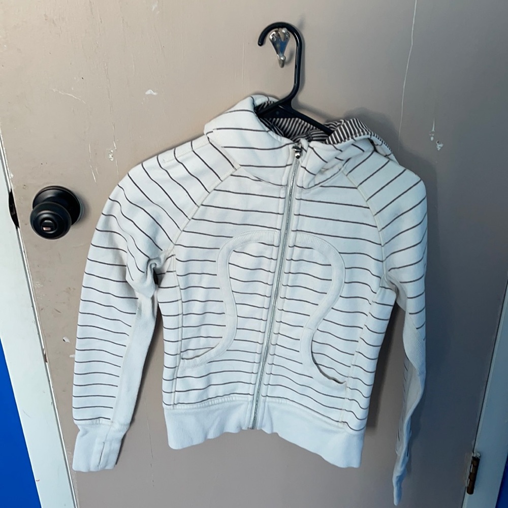Ivivva purple striped pullover